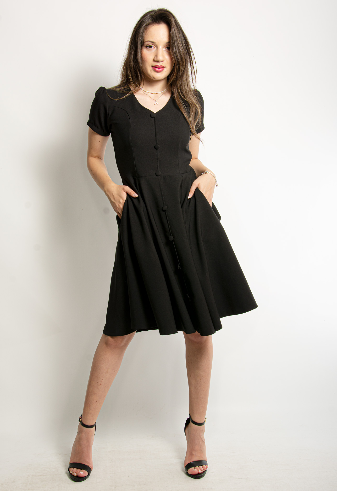 Φόρεμα Vintage Μαύρο | EllenBoutique