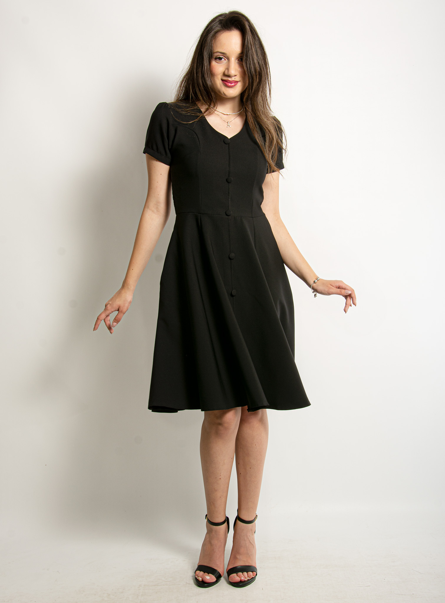Φόρεμα Vintage Μαύρο | EllenBoutique