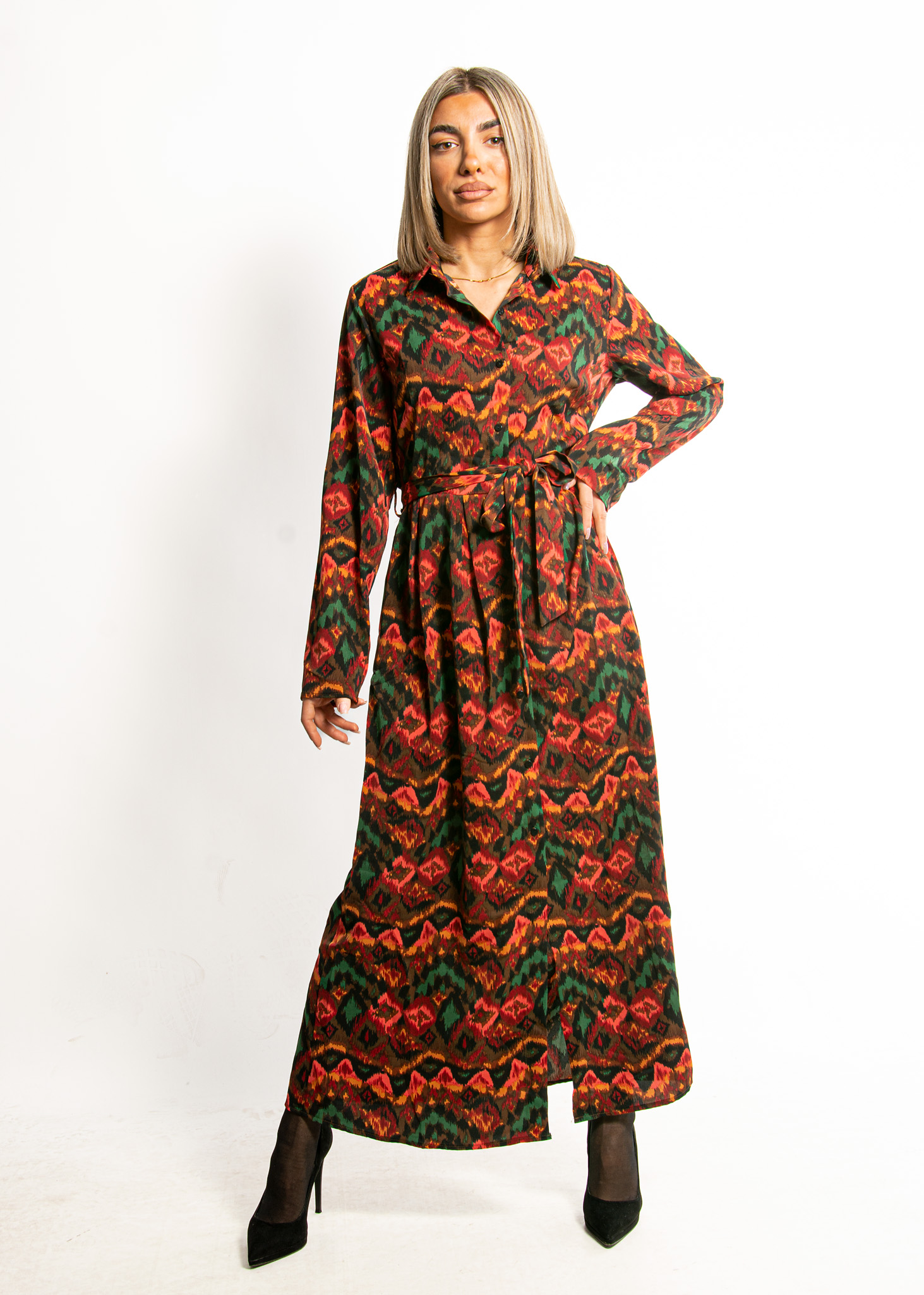 Φόρεμα Σεμιζιέ Ethnic – EllenBoutique