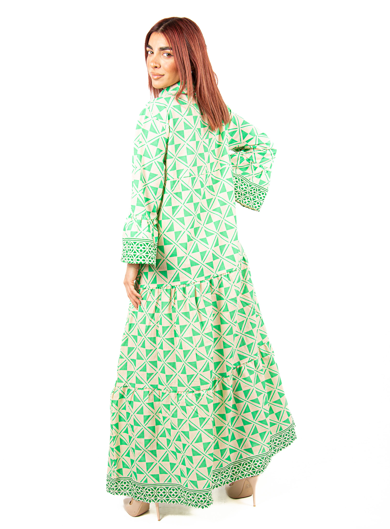 Φόρεμα Κλεψύδρα Πράσινο – EllenBoutique